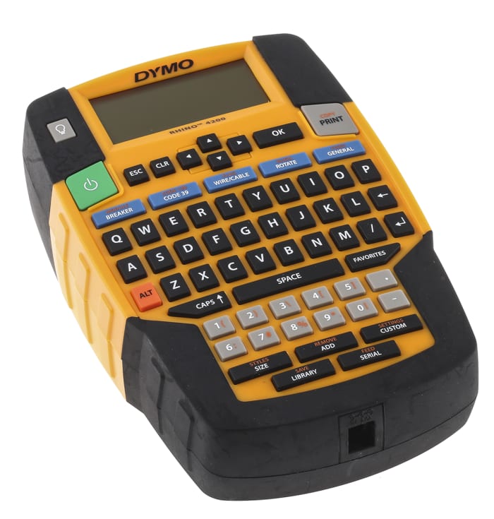 DYMO Rhino 4200 Etiketleme Makineleri, QWERTY (Birleşik Krallık) Klavyeli, Üretici Kodu: S0955950