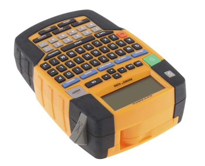 1801611 Dymo Dymo Rhino 4200 Label Printer, 19mm Max Label Width