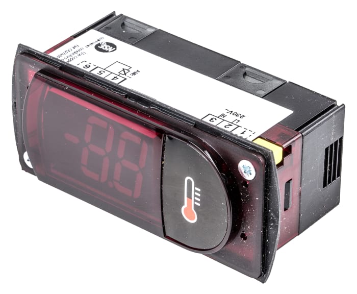 Carel PJ Easy On/Off Temperature Controller, 36 x 81mm 1 Input, 230 V ac Supply Voltage