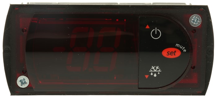 Carel PJ Easy On/Off Temperature Controller, 36 x 81mm, 230 V ac Supply Voltage