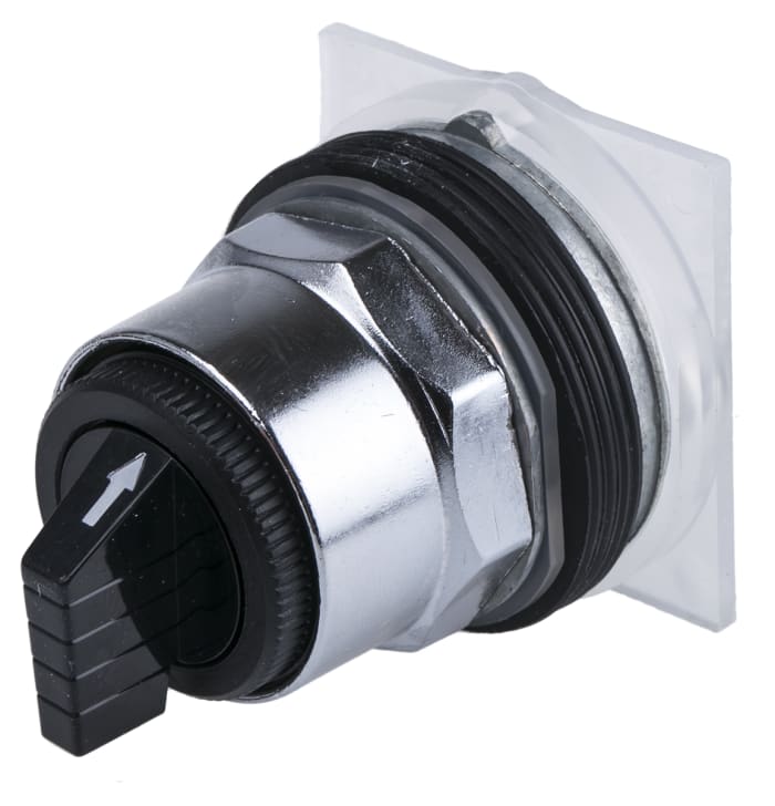 Schneider Electric Harmony 9001K Series 3 Position Selector Switch Head, 30mm Cutout