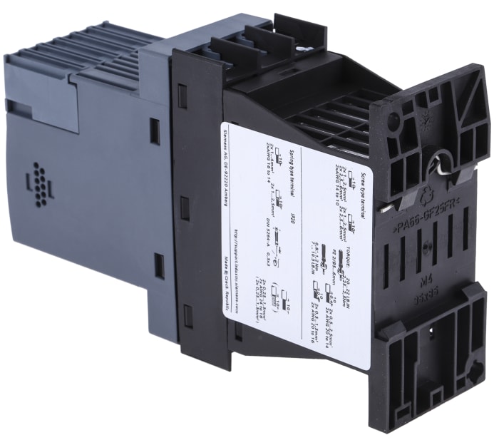 Siemens Soft Starter, Soft Start, 7.5 kW, 400 V ac, 3 Phase, IP20 | Siemens  | RS Components Israel