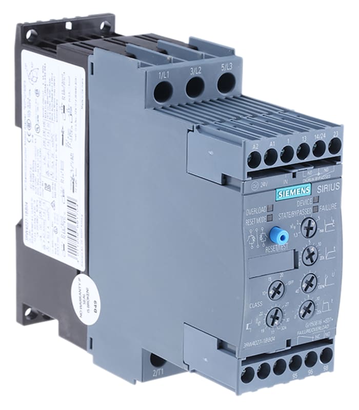 3RW4027-1BB04 Siemens | Siemens Soft Starter, Soft Start, 15 kW