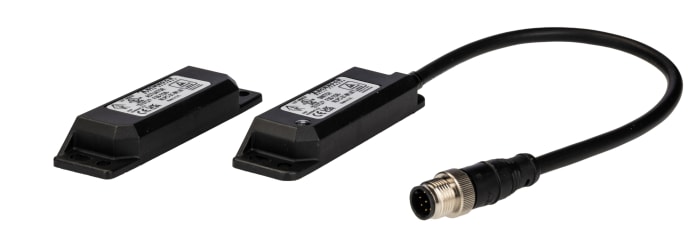 Omron F3S-TGR-N_C Series Magnetic Non-Contact Safety Switch, 24V dc, Plastic Housing, NO/2NC, M12