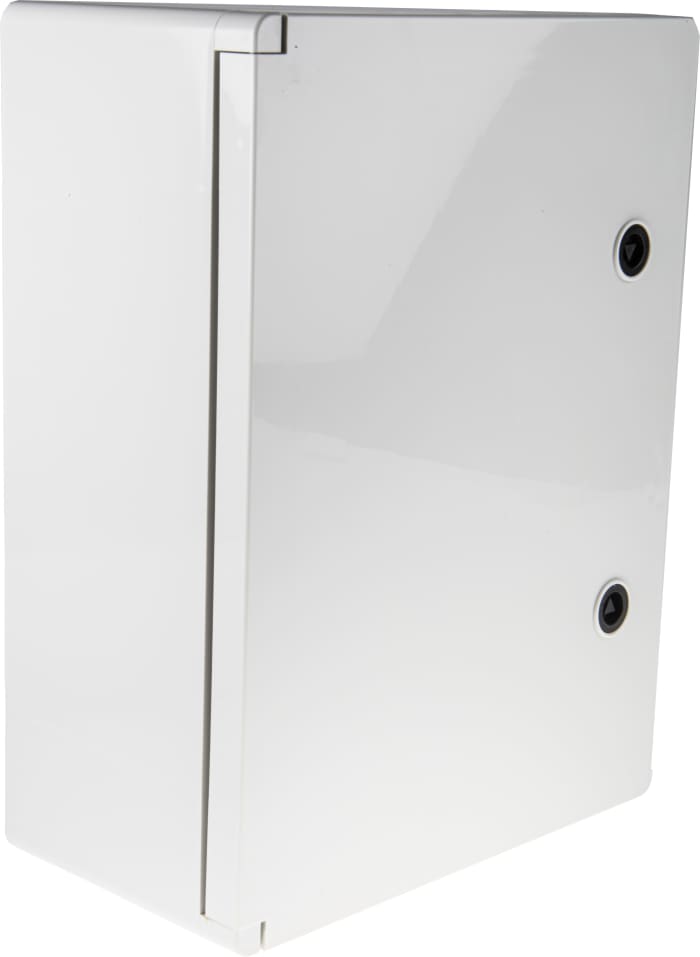 Coffret mural RS PRO en ABS, Hauteur 400 mm, Largeur 300 mm, Profondeur 165mm, Gris, IP65