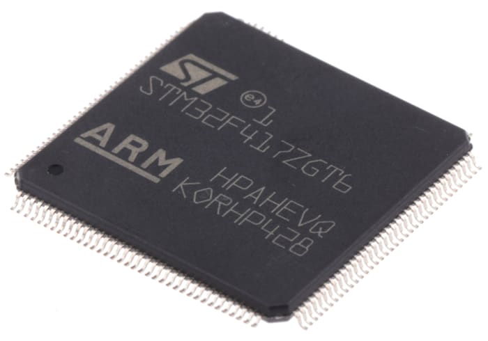 STMicroelectronics, 32bit ARM Cortex M4, STM32F4 Microcontroller, 168MHz, 1.024 MB Flash, 144-Pin LQFP