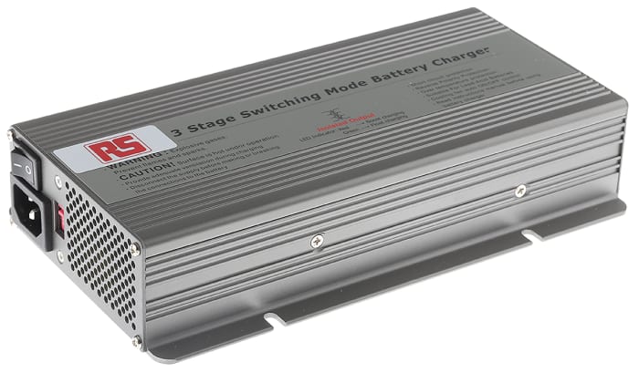 MEAN WELL Battery Charger For Lead Acid 13.6V 24.3A with AC plug