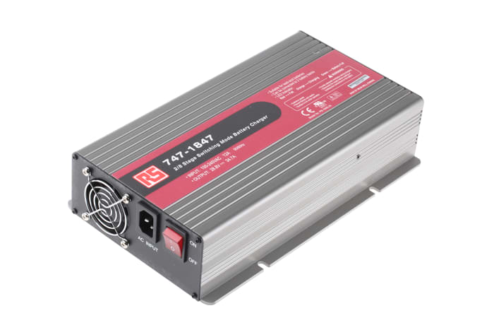 MEAN WELL Battery Charger For Lead Acid 28.8V 34.7A with AC plug