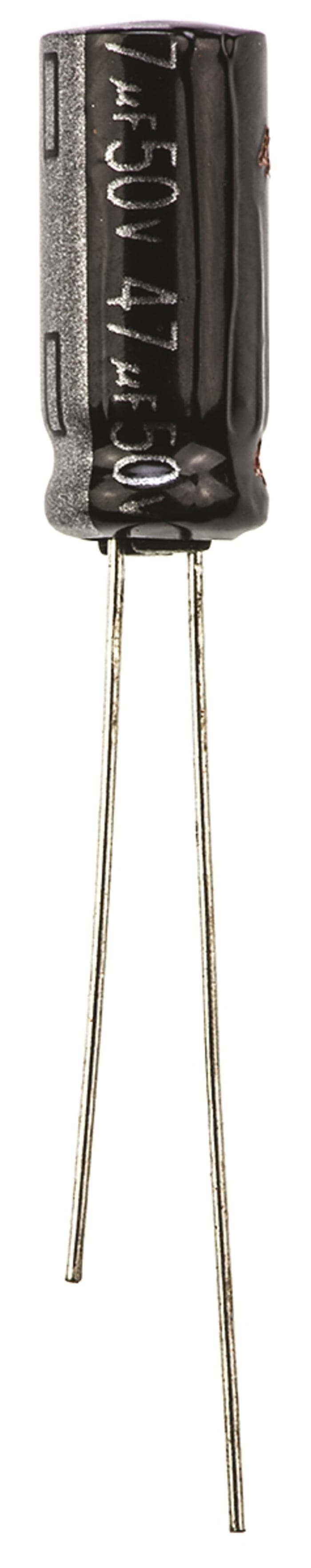 Panasonic 47μF Electrolytic Aluminium Electrolytic Capacitor 50V dc, Through Hole - EEUEB1H470