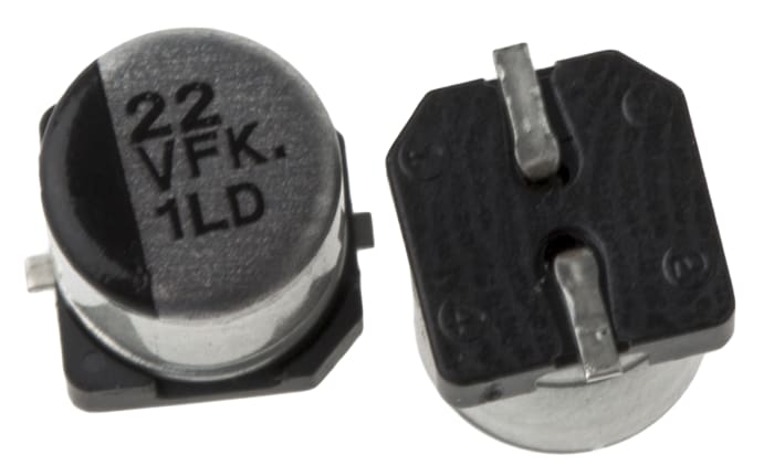 Panasonic 22μF Aluminium Electrolytic Capacitor 35V dc, Surface Mount - EEEFK1V220R
