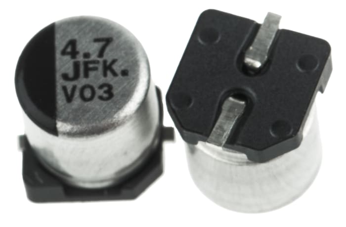 Condensateur Panasonic série FK SMD, Aluminium électrolytique 4.7μF, 63V c.c.