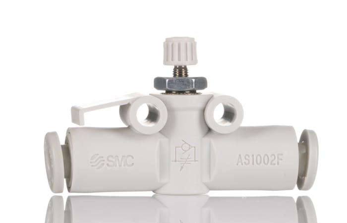 SMC AS Series Tube Flow Controller, 4mm Tube Inlet Port x 4mm Tube Outlet Port