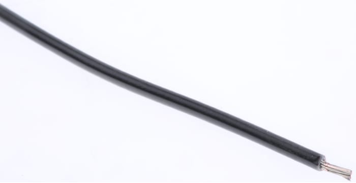 Fil électrique RS PRO BS4808, 0,52 mm², Noir/Gris, 20 AWG, 100m, 1 kV