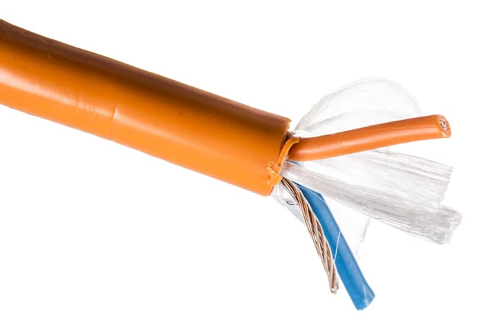 Câble de données Alpha Wire, 1 paire , 2x 0,9 mm², 18 AWG, Blindé Bus de terrain, 30m