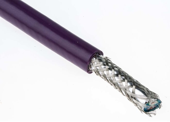 Datový kabel 1 pár v balení, typ pláště: Fólie a pletivo, PVC, 300 V Stíněný Alpha Wire