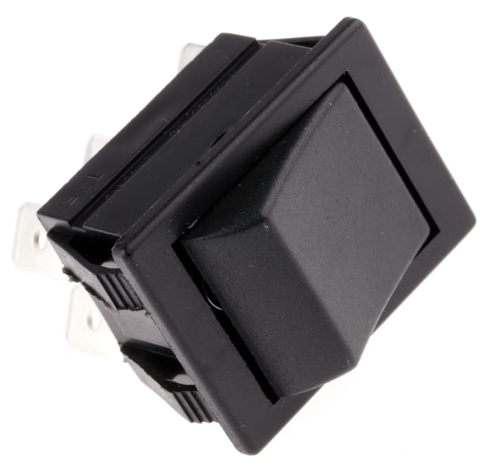 Arcolectric DPDT, (On)-On Rocker Switch Panel Mount