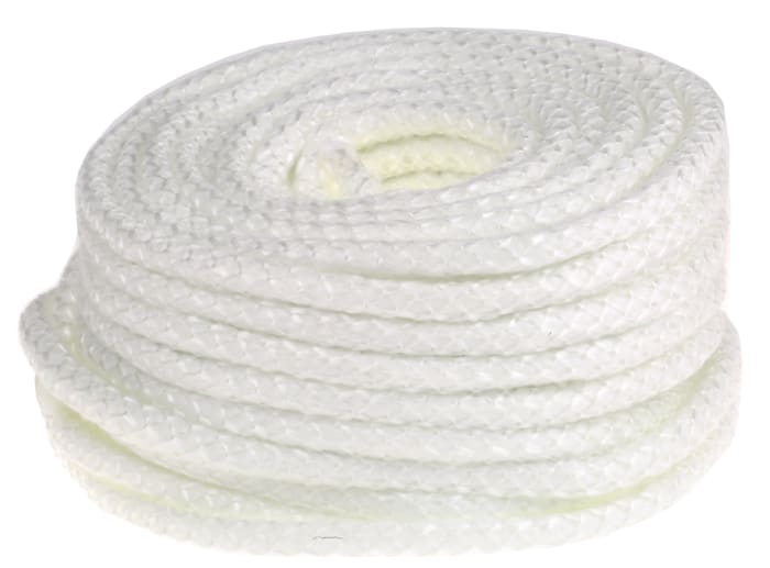RS PRO Flame Retardant Glass Fibre Rope, 30m x 12mm