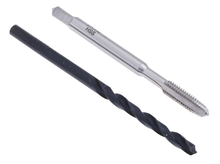 RS PRO Tap & Drill Set, M4 x 0.7mm Thread, 0.7mm Pitch, Metric Coarse Standard, Hand Tap