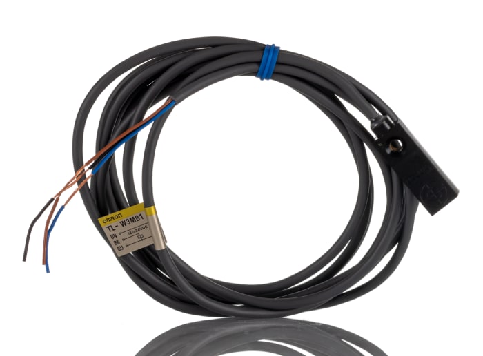 Omron Inductive Block Proximity Sensor, 3 mm Detection, PNP NO, 12 → 24 V dc