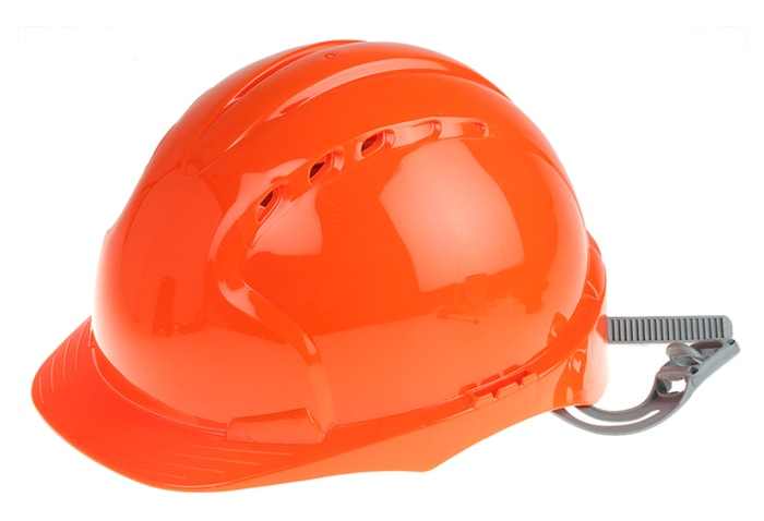 Casque de sécurité JSP Ventilé en PE-HD Orange, gamme EVO2