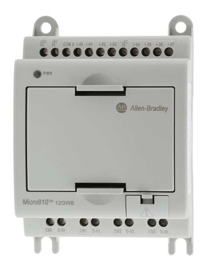 Allen Bradley Micro810 PLC Sistemi, USB Haberleşmeli, 2 kB Kapasiteli, 12 I/O Portlu, Röle Çıkışlı