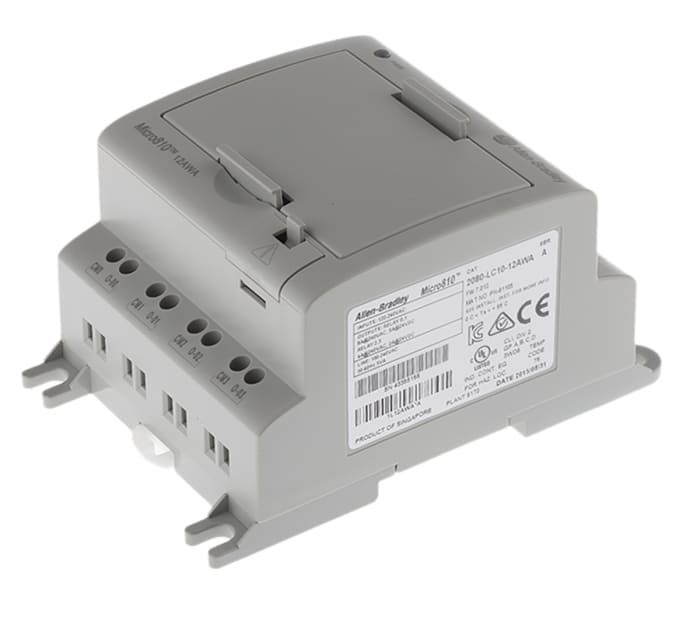 Allen Bradley Micro810 Series PLC CPU, 120 → 240 V Supply, Analogue, Digital Output, 8-Input, Analogue, Digital