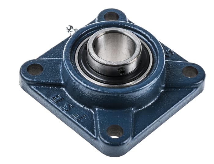 Palier à roulement RS PRO, diam int 30mm, 4 trous de fixations en Fonte