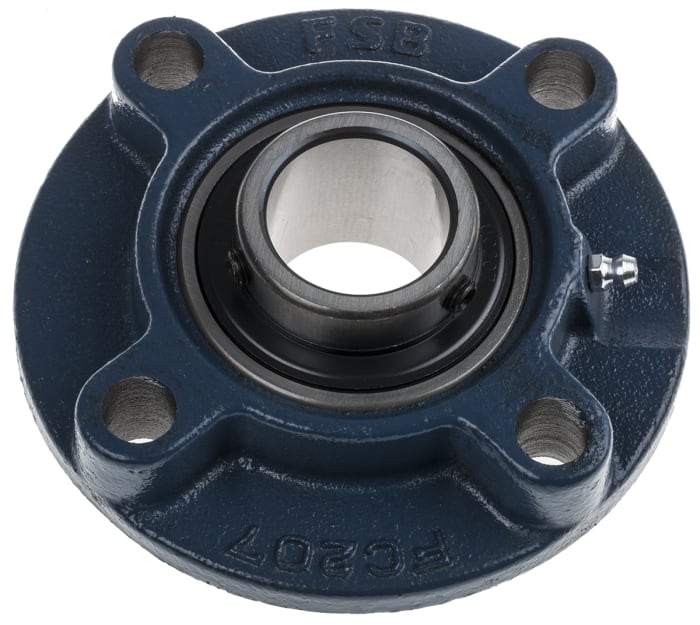 4 Hole Flange Bearing Unit 35mm ID