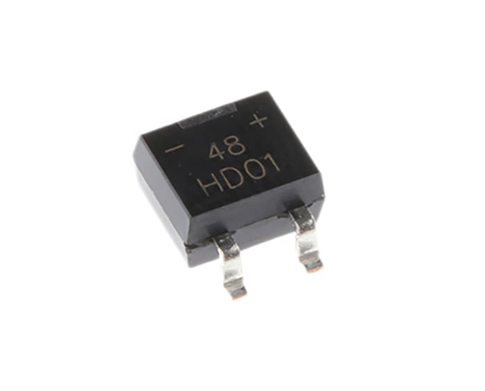 HD01-T DiodesZetex | DiodesZetex Bridge Rectifier, 100 V 30 A, 4-Pin ...