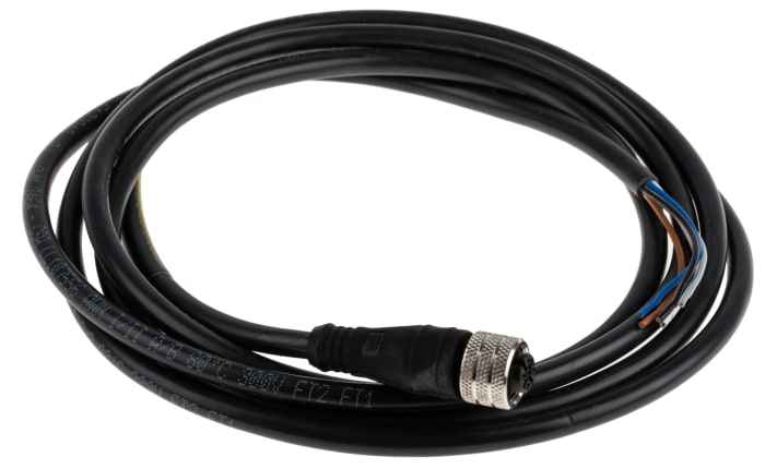Brad from Molex Straight Female 5 way M12 to Unterminated Sensor Actuator Cable, 2m