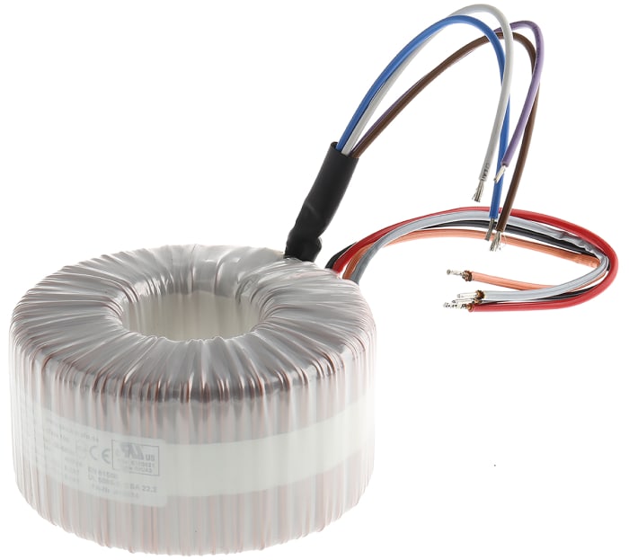 Transformador toroidal Block, RKD 400/2x24, Tensión 2 x 24V ac, Potencia 400VA, 2 salidas