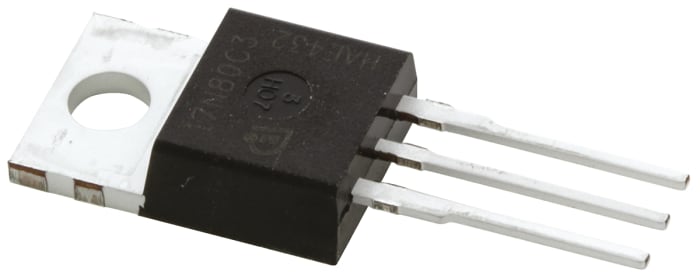 Infineon CoolMOS™ C3 N-Channel MOSFET, 17 A, 800 V, 3-Pin TO-220 SPP17N80C3XKSA1
