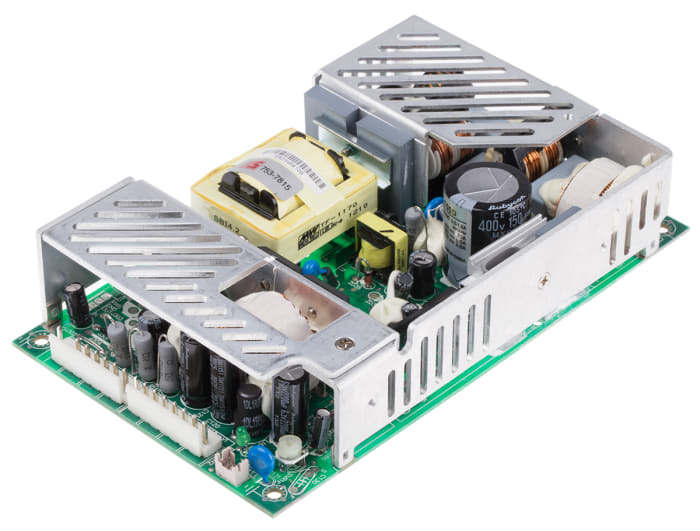 Mean Well Embedded Switch Mode Power Supply SMPS, MPT-200D, 5/12/24V dc, 2 A, 3 A, 20 A, 90W, Triple Output, 127