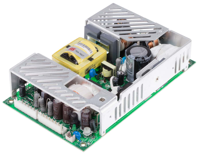 MEAN WELL Switching Power Supply, MPQ-200C, ±5V dc, 2 A, 5 A, 15 A, 140W, Quad Output, 127 → 370 V dc, 90