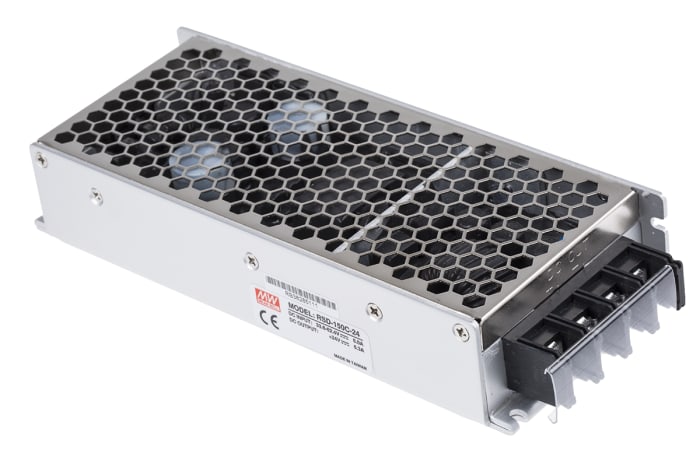 MEAN WELL RSD 150 DC-DC Converter, 24V dc/ 6.3A Output, 33.6 → 62.4 V dc Input, 151.2W, Chassis Mount, +70°C Max