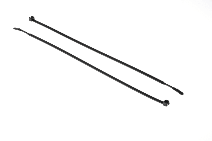 Brida HellermannTyton Q30LR de Nylon 66 Negro, 250mm x 3,6 mm, No reutilizable