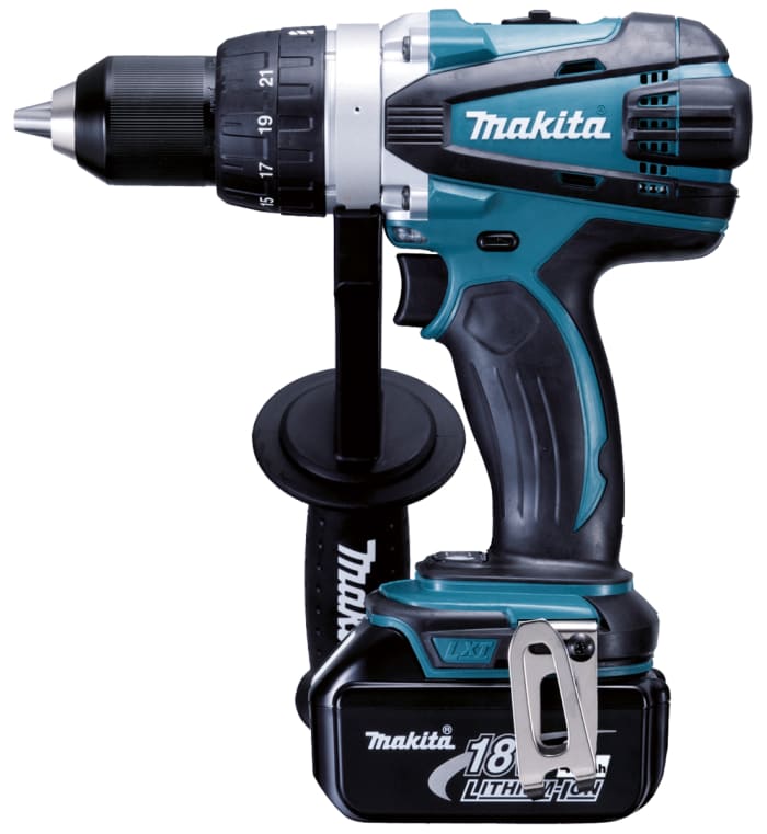 Makita DDF Keyless 18V Cordless Drill Driver Li-ion, Euro Plug
