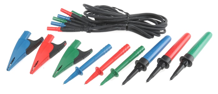 Fluke Test Lead Kit With Fused Test Lead Set