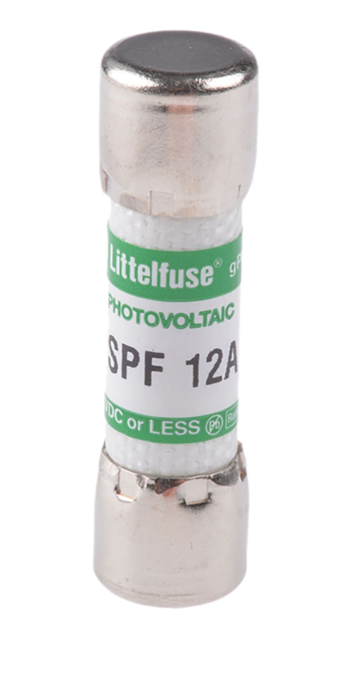 Littelfuse 12A F Melamine Cartridge Fuse, 10 x 38mm