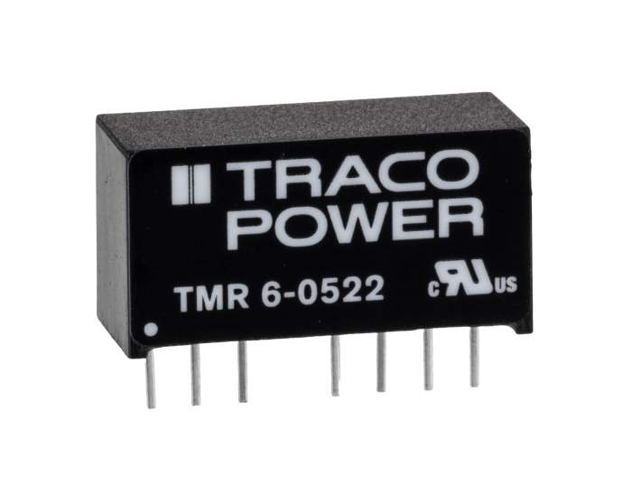 DC-DC převodník 6W, výstup: ±12V dc ±250mA 1.5kV dc Ne, Vin 4,5 → 9 V DC Ne
