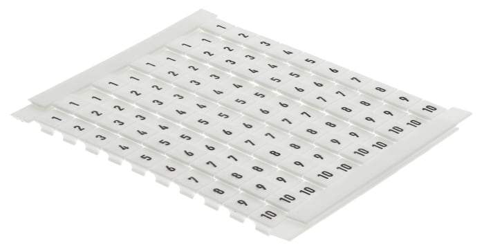 Weidmuller, DEK Terminal Marker for use with  for use with Terminal Blocks
