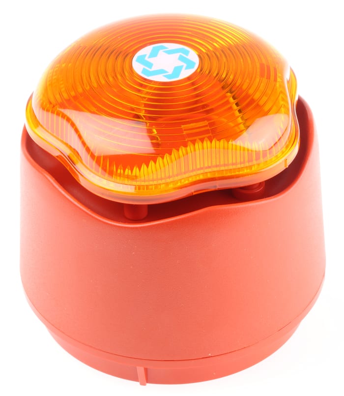 Hosiden Besson Banshee Excel Lite Series Amber Sounder Beacon, 9 → 30 V dc, Bayonet Mount, 110dB at 1 Metre
