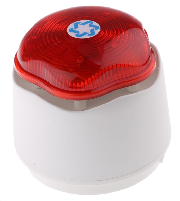 Hosiden Besson Banshee Excel Lite Series Red Sounder Beacon, 9 → 30 V dc, IP45, Bayonet Mount, 110dB at 1 Metre