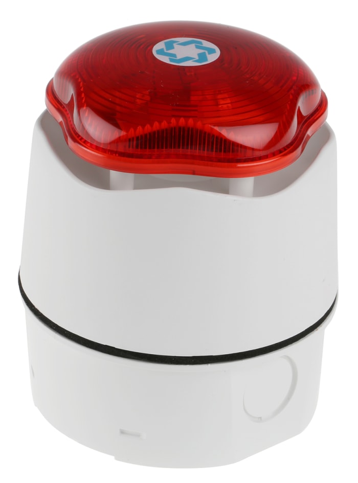 Indicator luminoso y acústico LED Hosiden Besson Banshee Excel Lite, 9 → 30 Vdc, Rojo, Estroboscópico, 110dB @