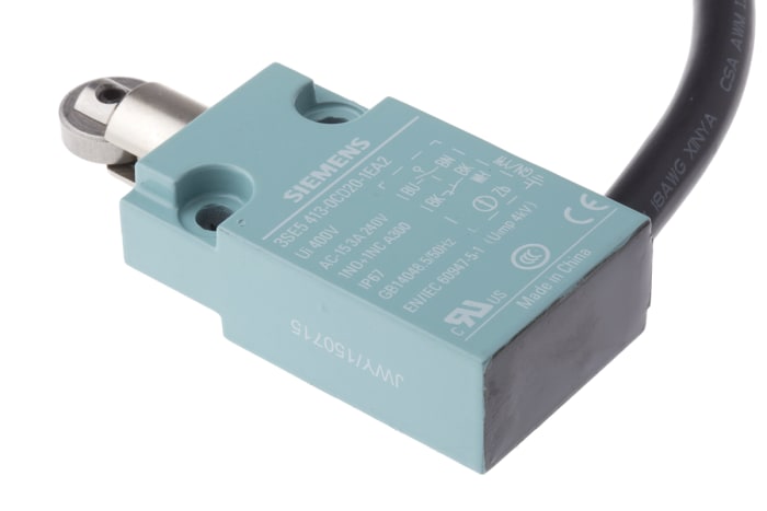 Siemens 3SE5 Series Roller Plunger Limit Switch, NO/NC, DPST