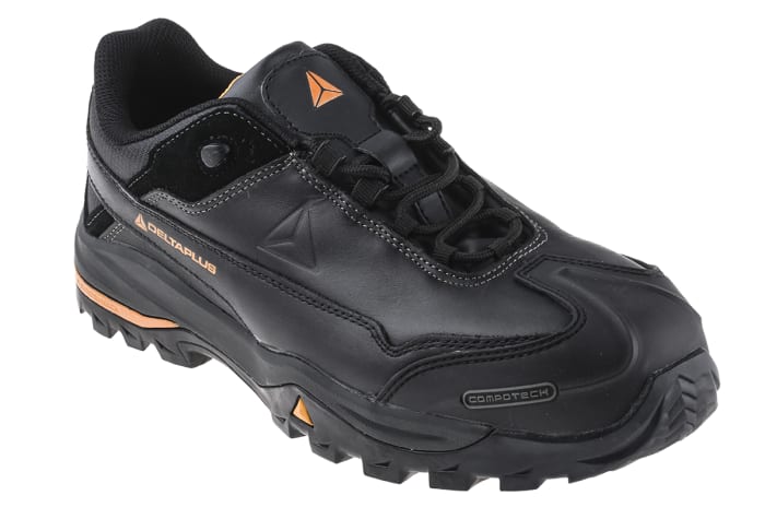 Delta Plus Trek Work Black Composite Toe Cap Men Safety Shoes, UK 8, EU 42