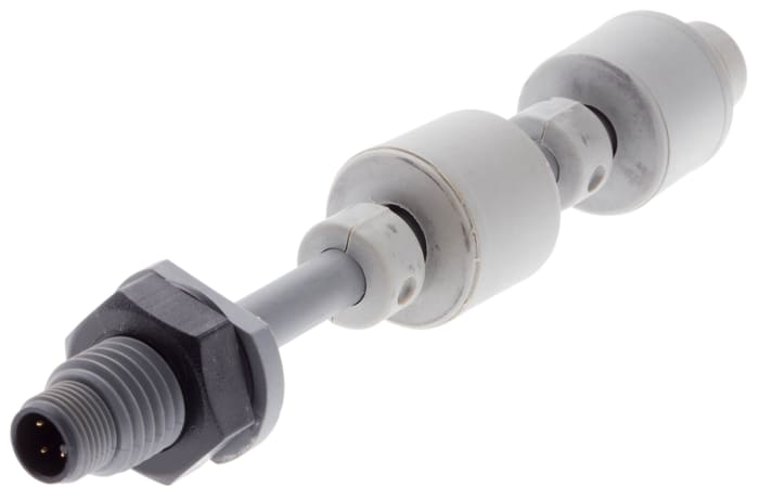 Sensata Cynergy3 RSF66P Series Vertical Polyphenylene Sulfide Float Switch, Single Float, 2NO, 240V ac Max, 120V dc Max