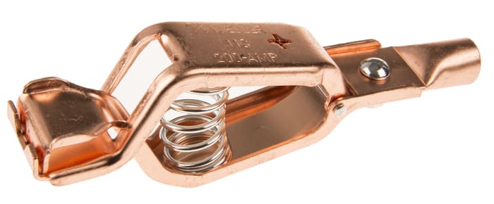 Mueller Electric Crocodile Clip, Copper Contact, 200A