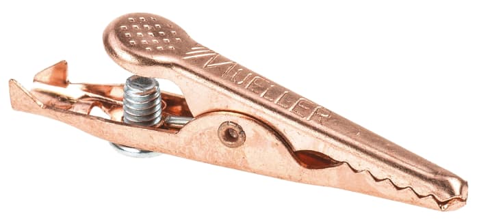 Alligator copper clip with screw, 10A