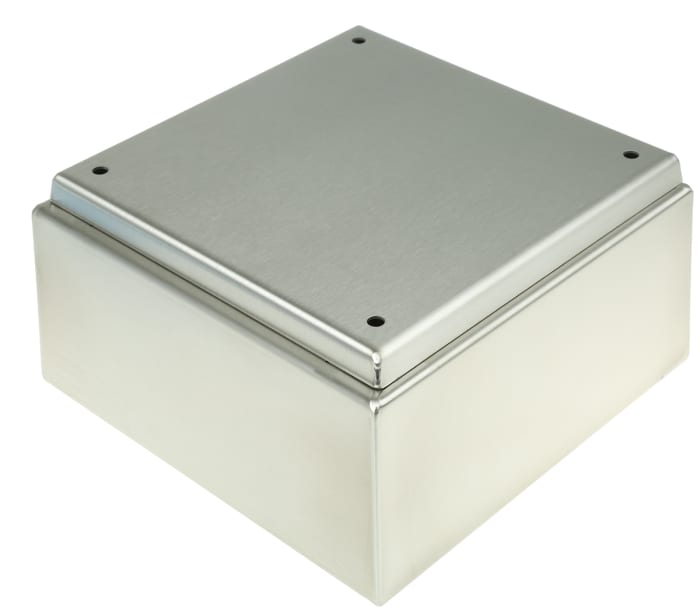 Boîtier de jonction Rittal HD en Acier inoxydable, Hauteur 200 mm, Largeur 200 mm, Profondeur 120mm, RAL 5010, IP66,